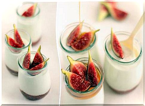 Figs and yogurt