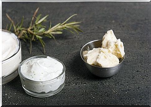 Shea butter and argan oil 