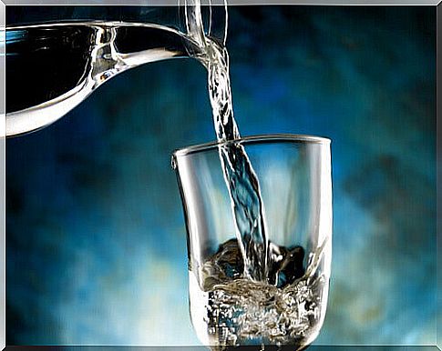 Drink water to drain excess fluids