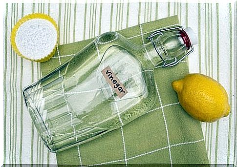 White vinegar and lemon