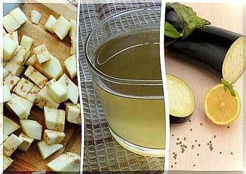 Eggplant and lemon water to reduce cholesterol