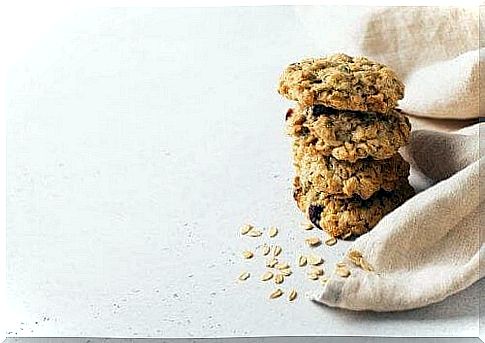 Oat biscuits without sugar or butter