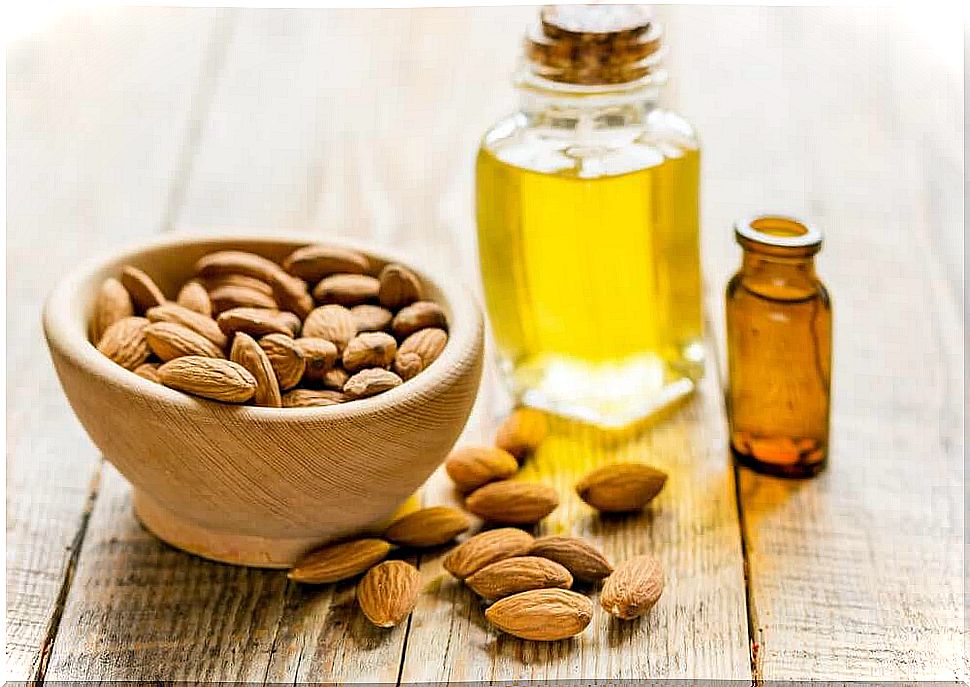 Almond oil.