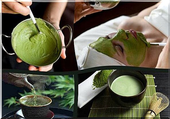 Green tea mask