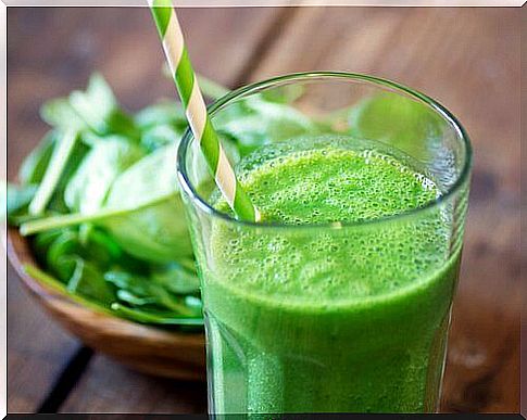 lemon, celery and parsley smoothie